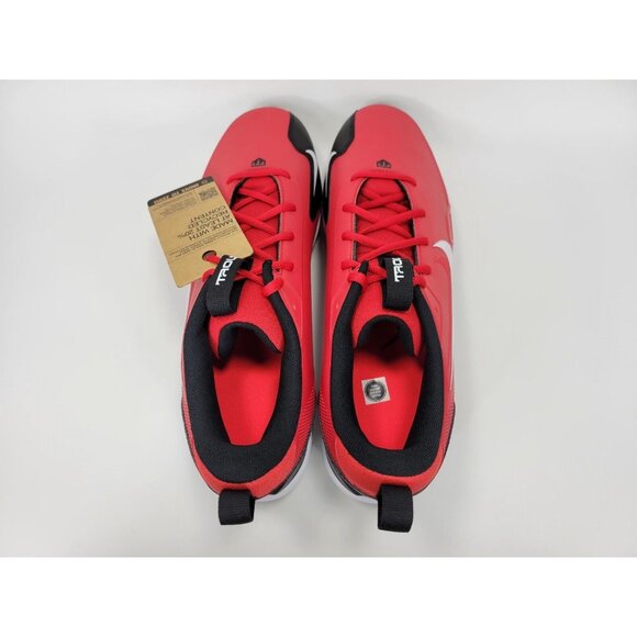 Nike Force Trout 9 Keystone Molded Baseball Cleats Mens 13 Red Black FB9728-600 - Picture 3 of 10